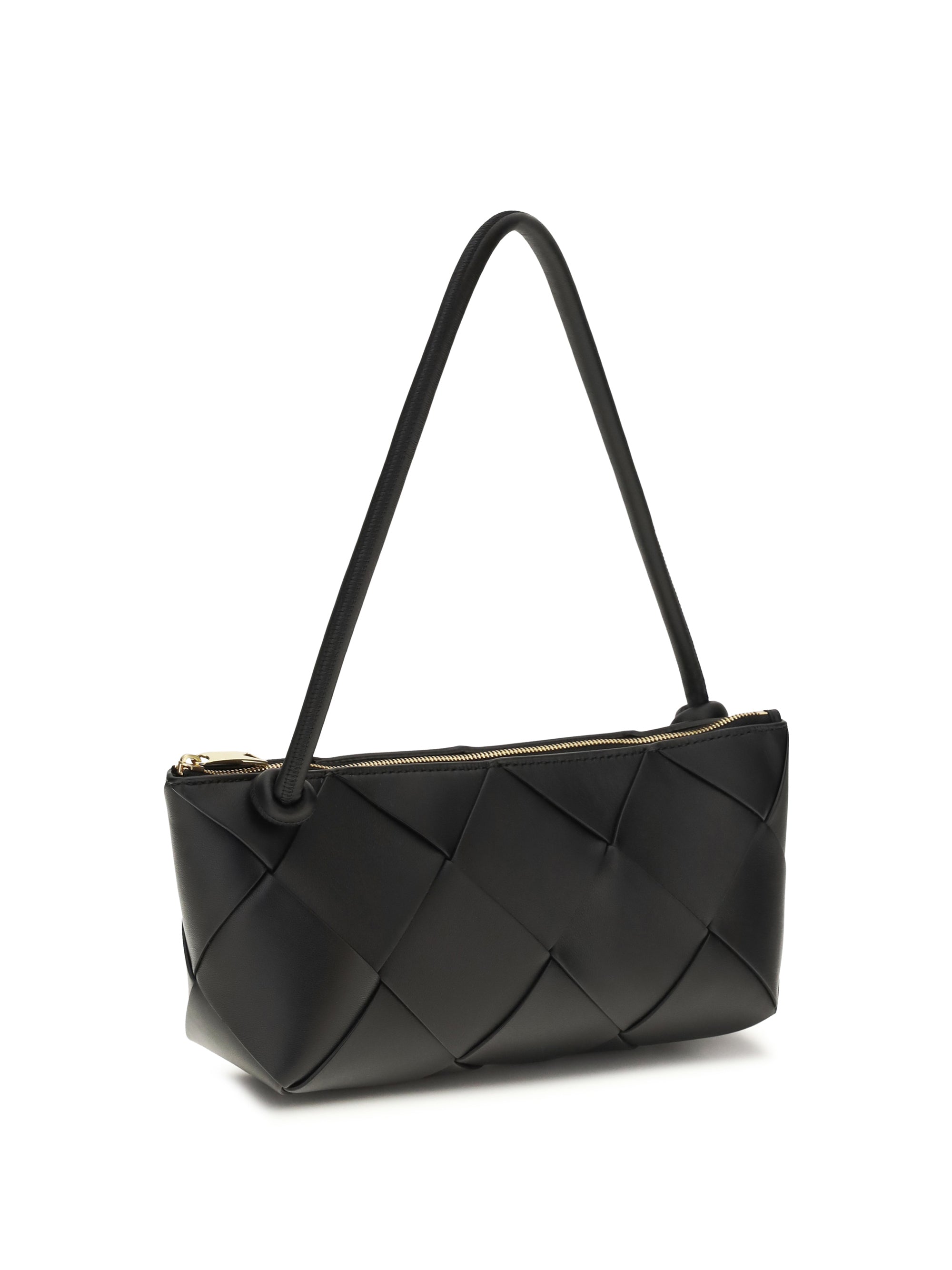 woven leather clutch