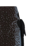 midi skirt in animal print silk blend georgette