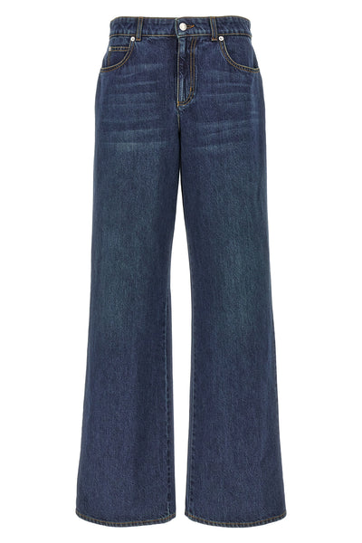 indigo cotton denim jeans