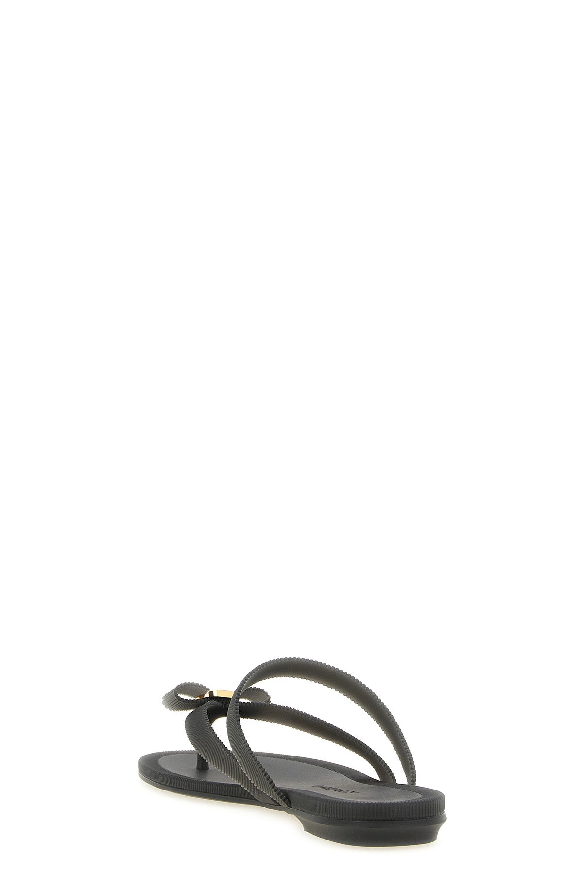 the ferragamo jealsa thong sandal features a flat slip-on silhouette made of a