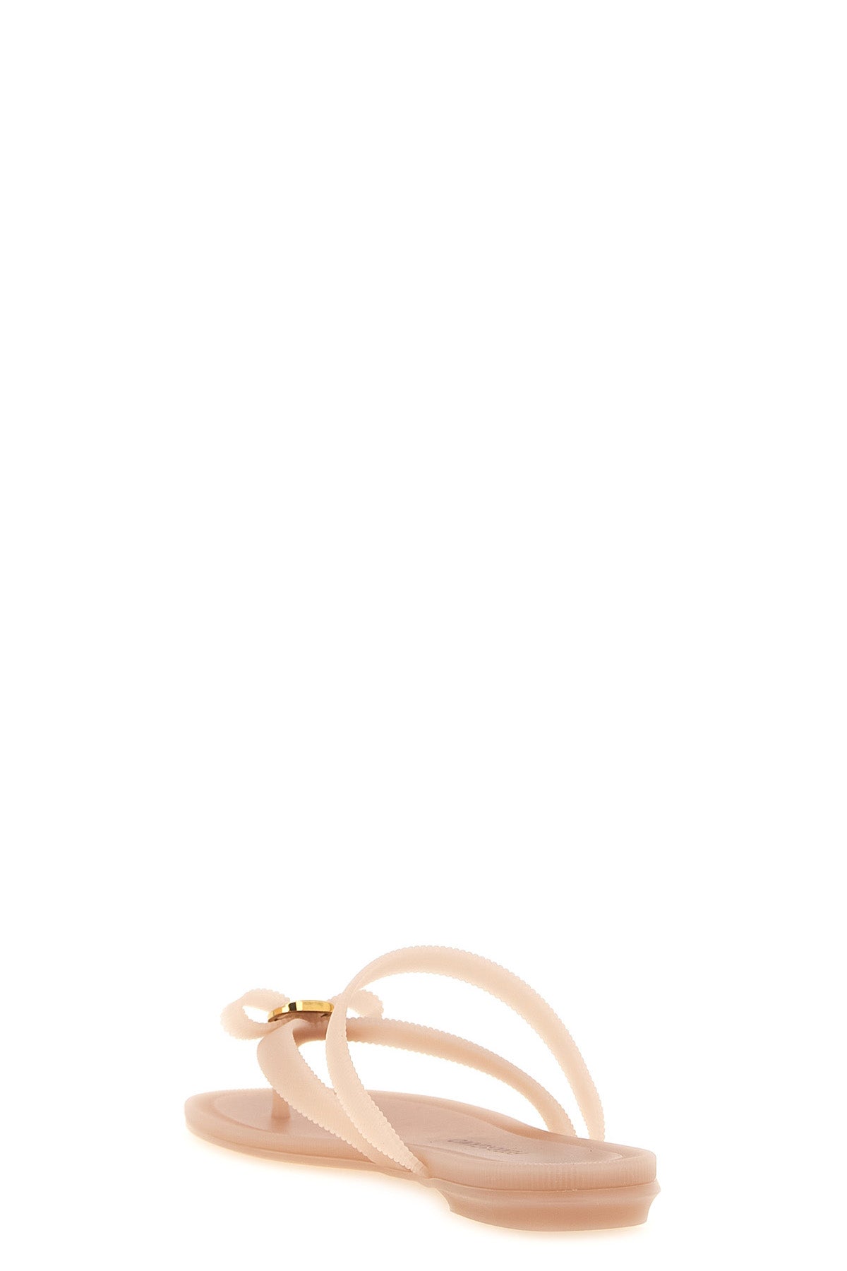 ferragamo jealsa thong sandals have a flat structure made of flexible material