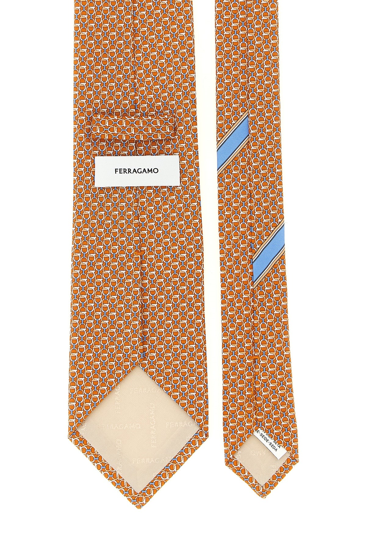 the ferragamo intreccio pure silk tie