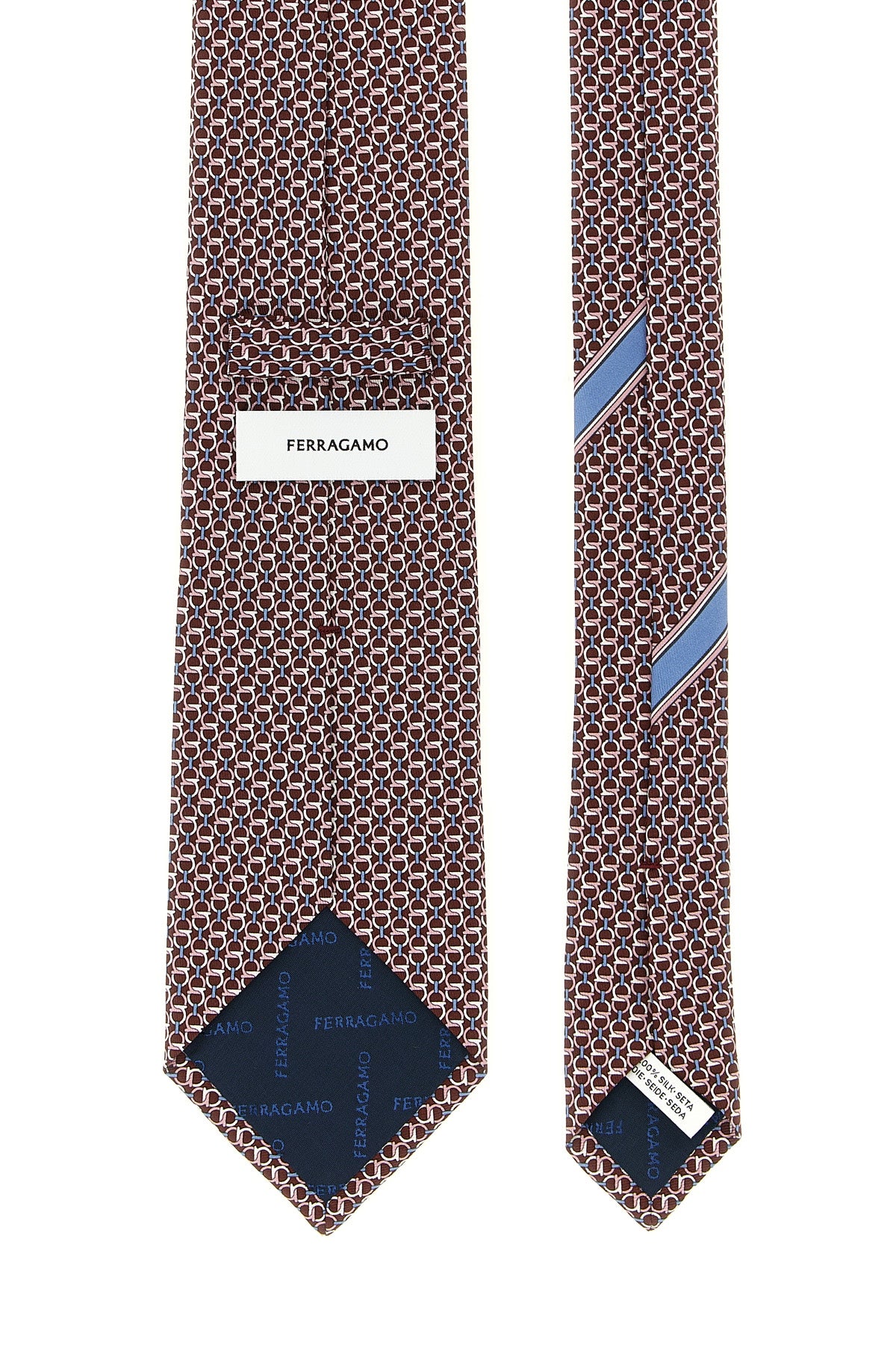 the ferragamo chapeau pure silk tie
