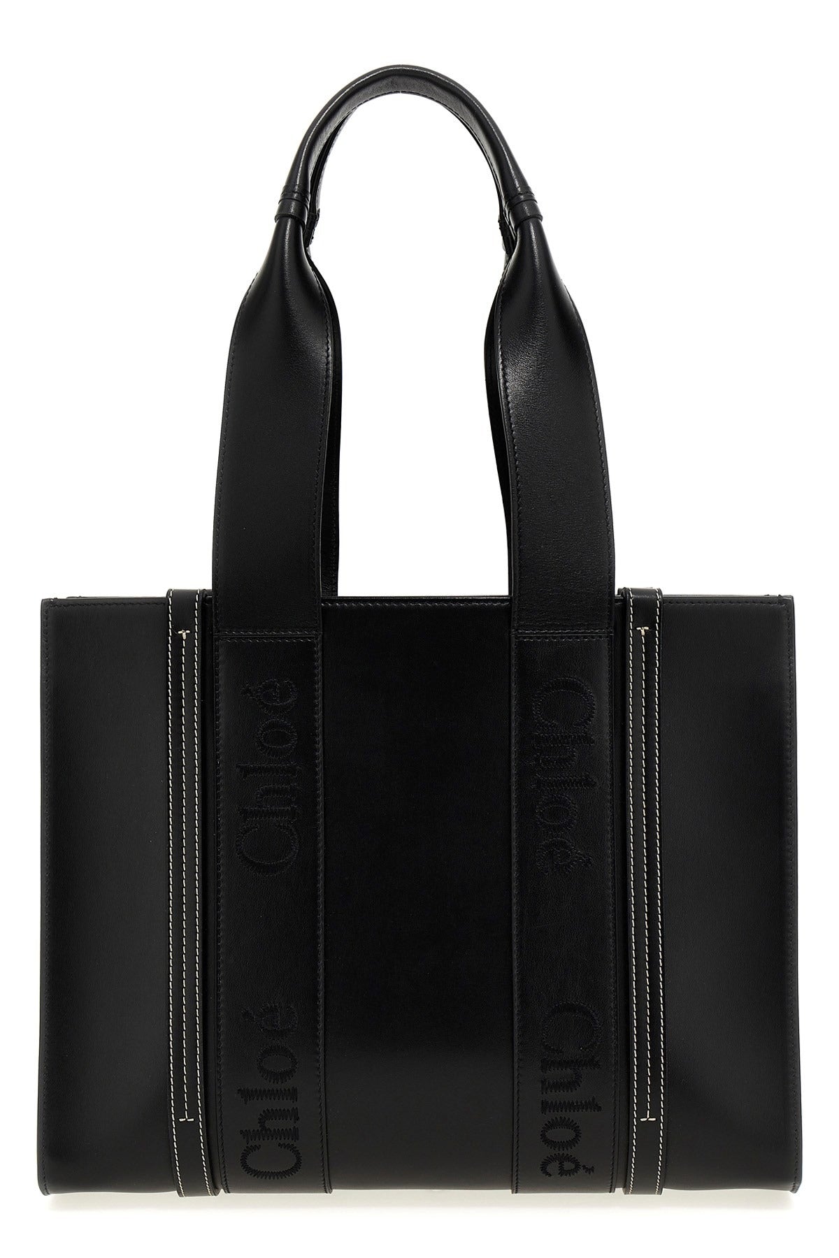 CHLOE Woody Medium Leather Tote