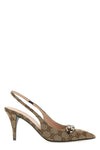 original gg fabric slingbacks