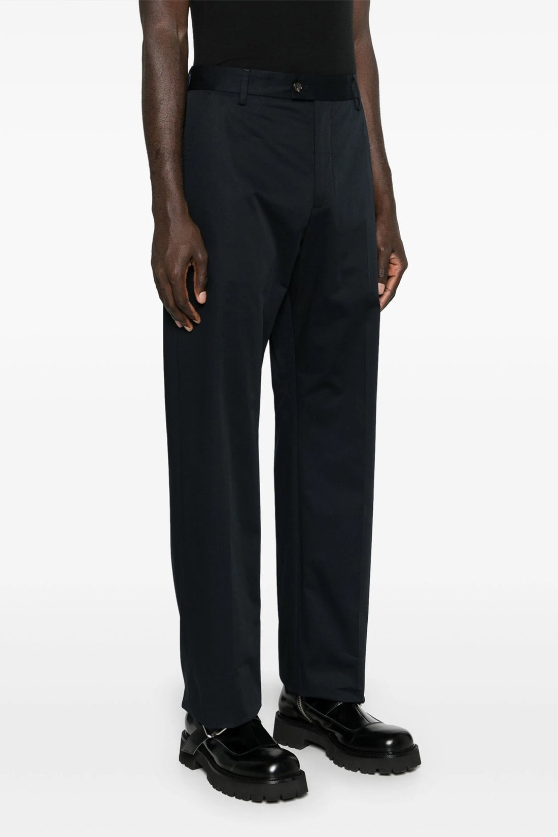 MCQUEEN 50 camera strap chino cotton trousers