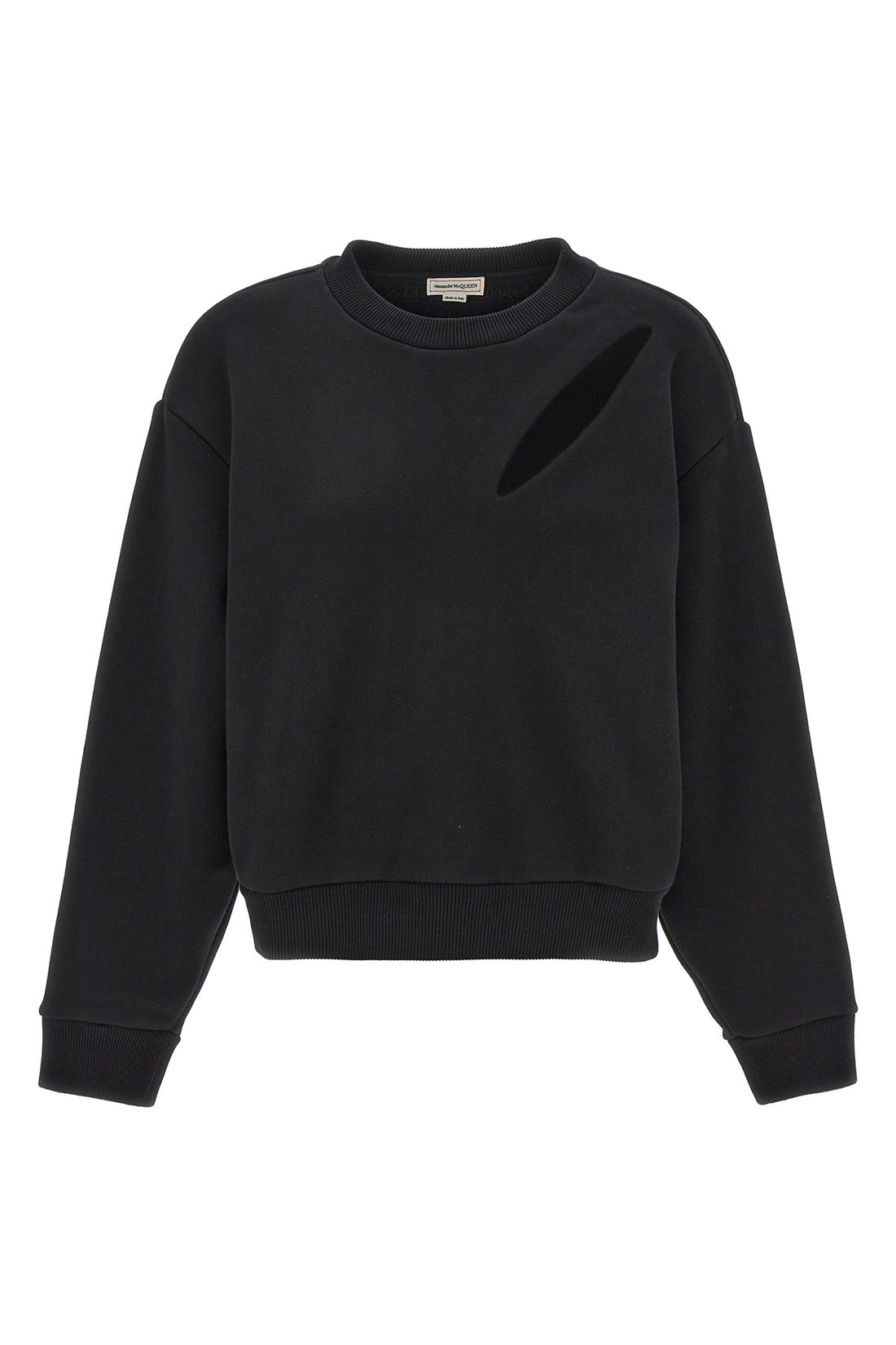 ALEXANDER MCQUEEN 38 cut and sew cotton sweatshirt