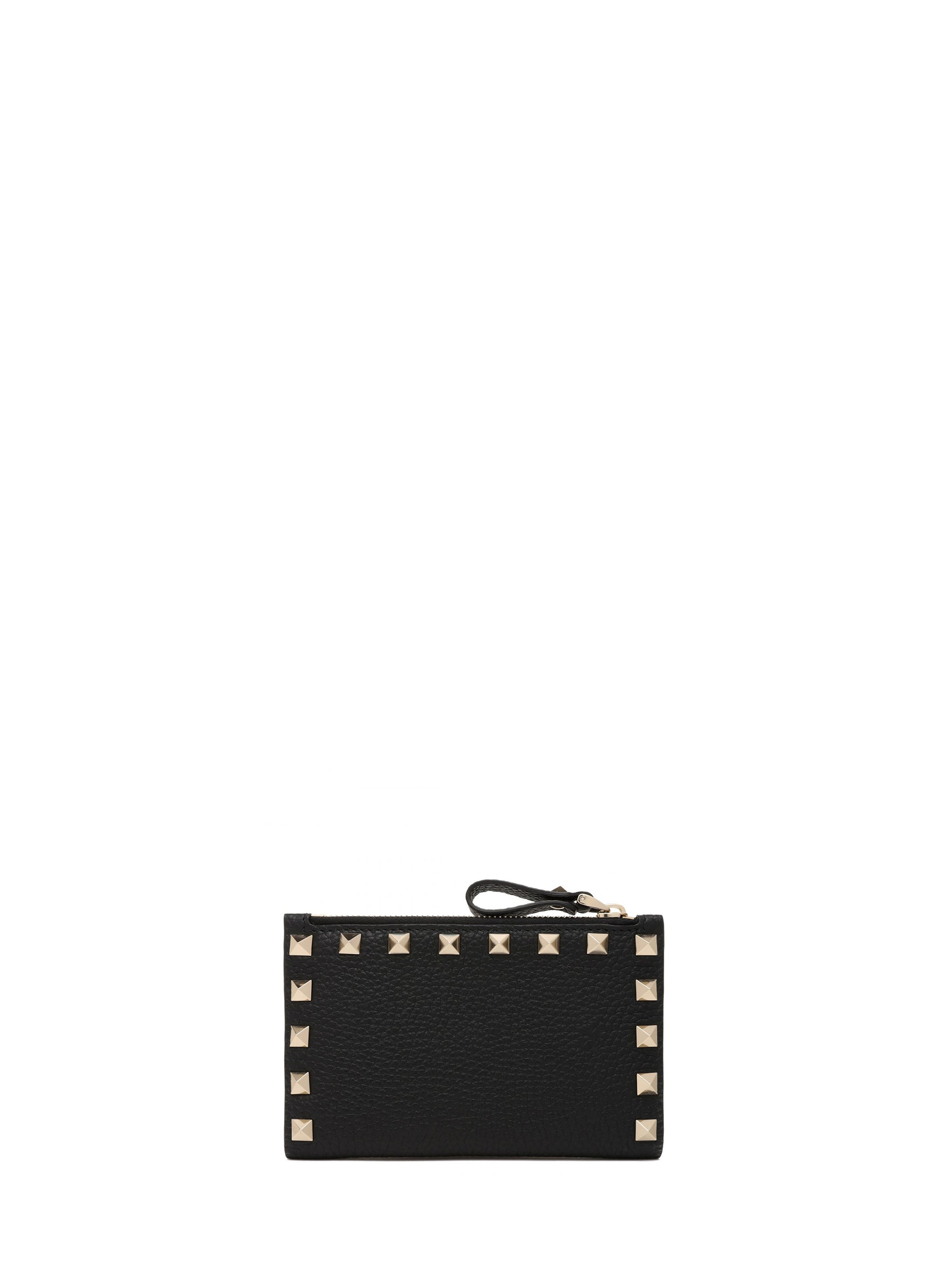 rockstud zip cardholder