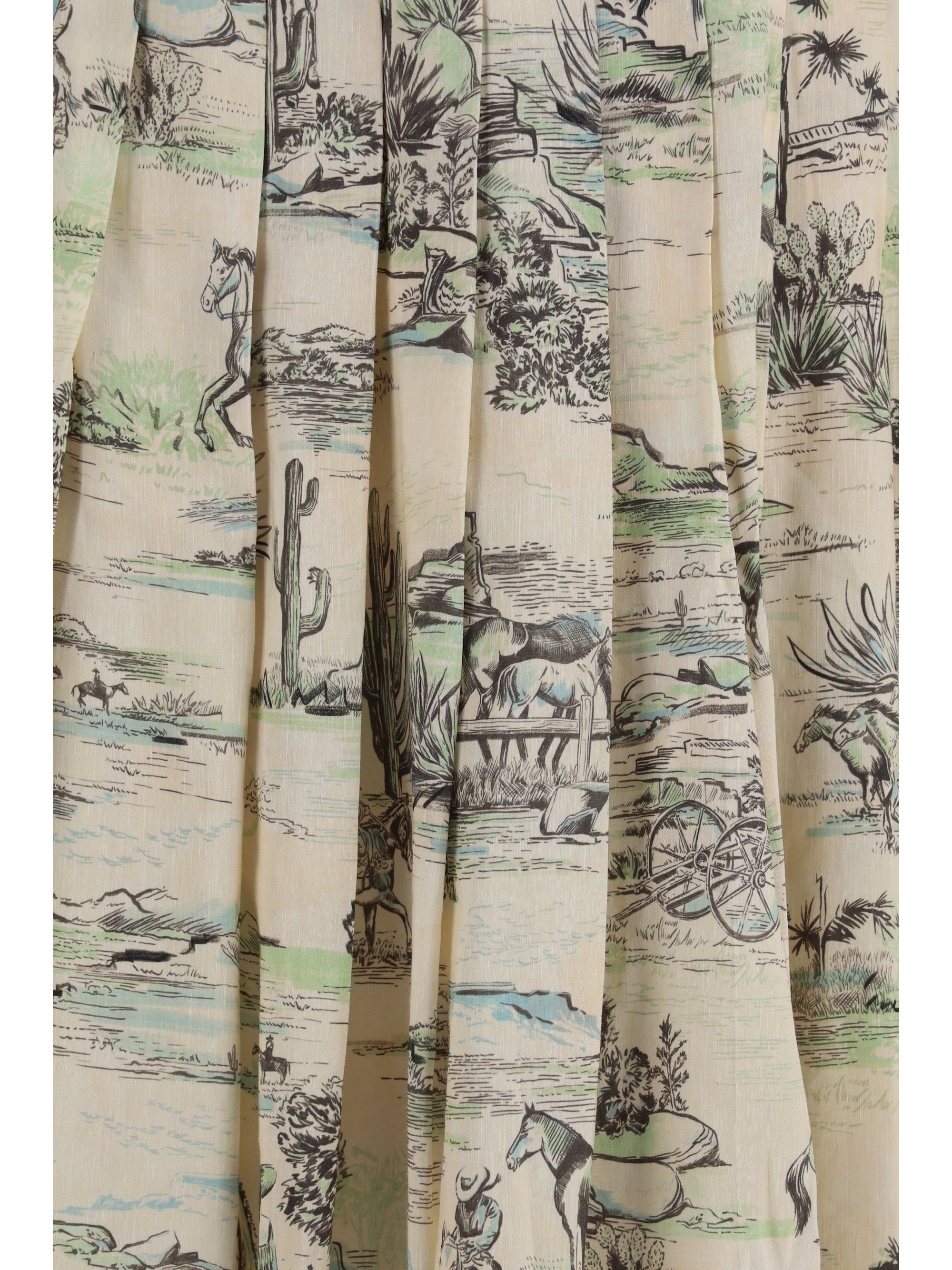scout linen midi skirt