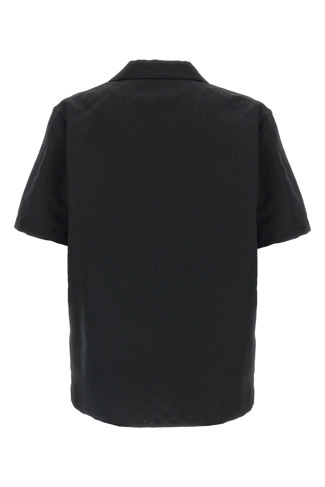 GUCCI 48 bowling gg jacquard fabric shirt
