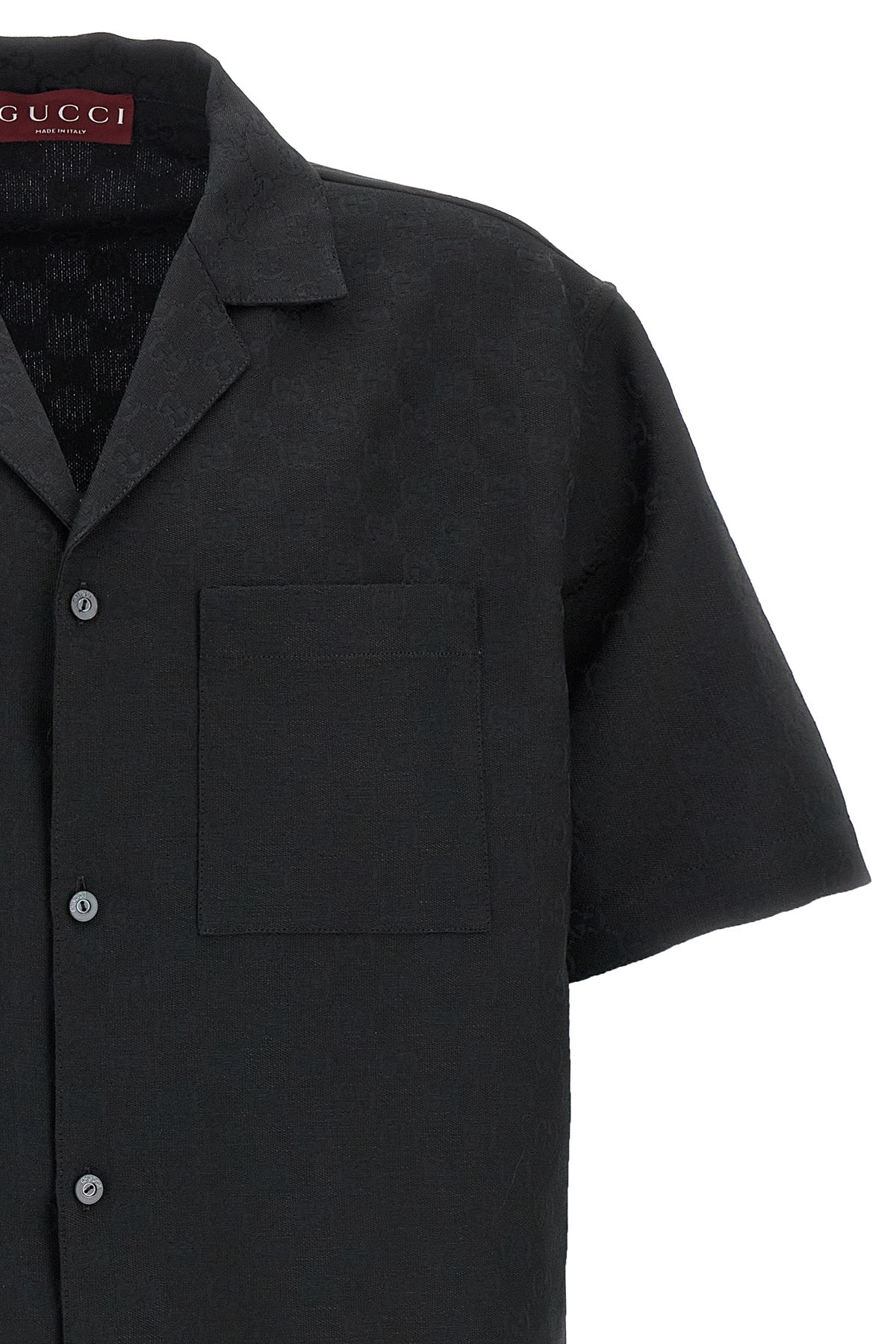 bowling gg jacquard fabric shirt