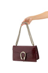 gucci rosso ancora dionysus medium shoulder bag in patent leather