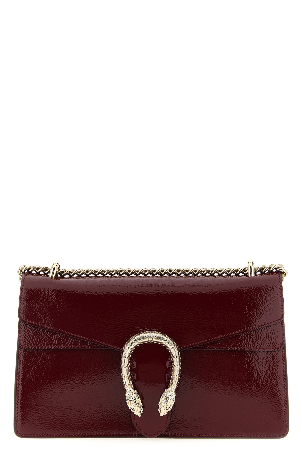 gucci rosso ancora dionysus medium shoulder bag in patent leather