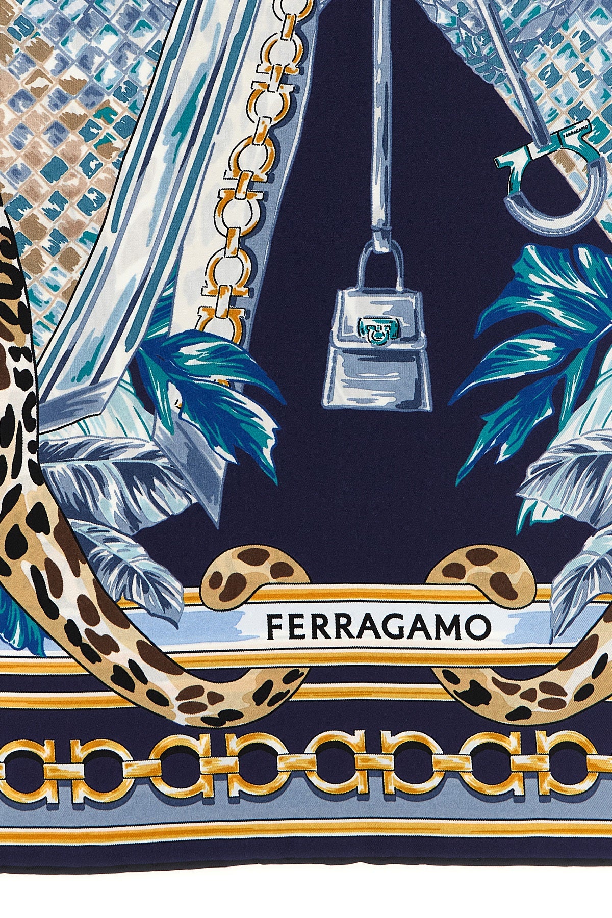 the ferragamo felindra pure silk scarf embodies the timeless elegance of the m