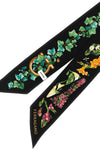 the ferragamo eden shoes bandeau is made of pure silk