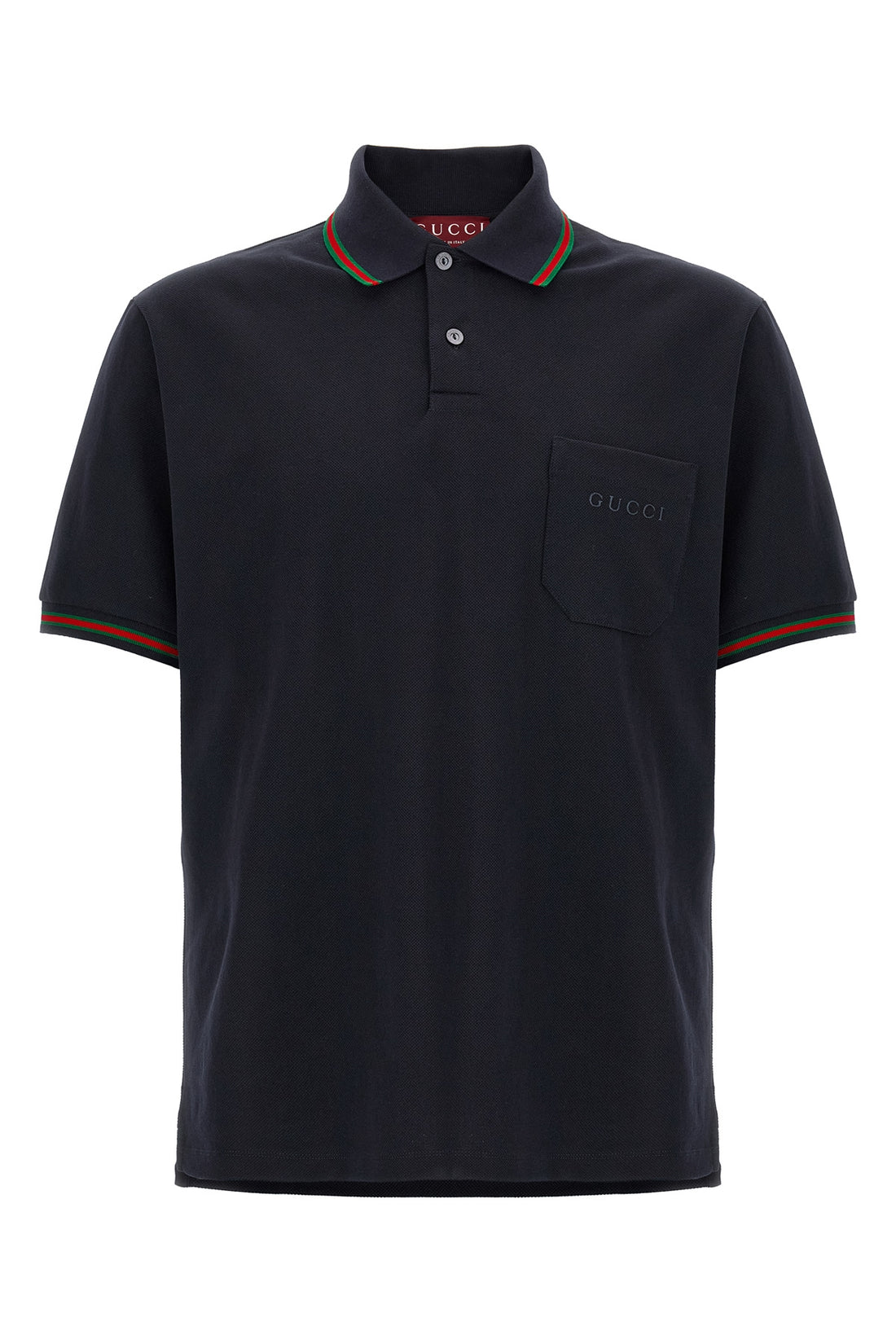GUCCI XL stretch cotton piquet polo shirt