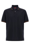 stretch cotton piquet polo shirt