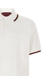 the gucci cotton piqué polo shirt