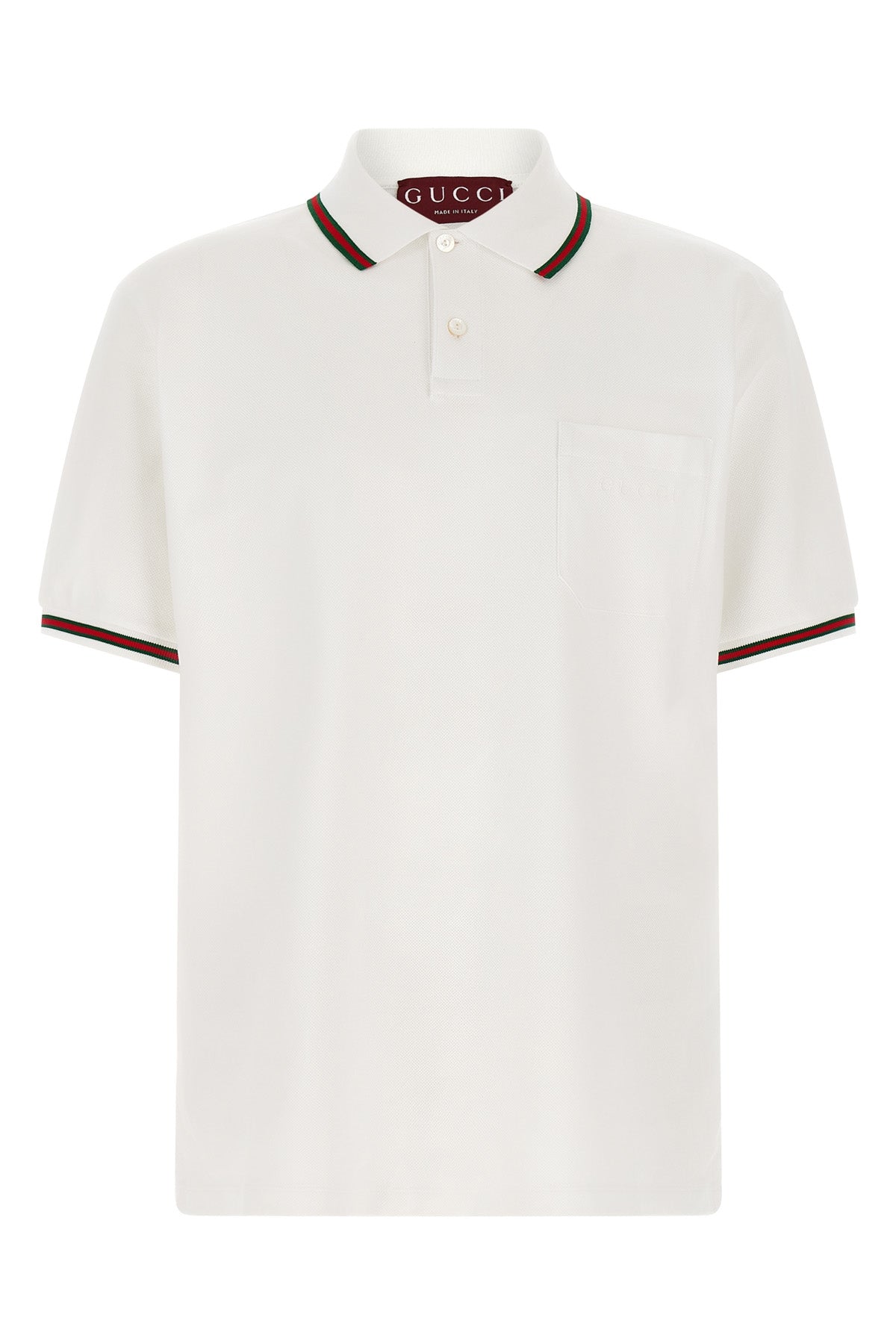 the gucci cotton piqué polo shirt