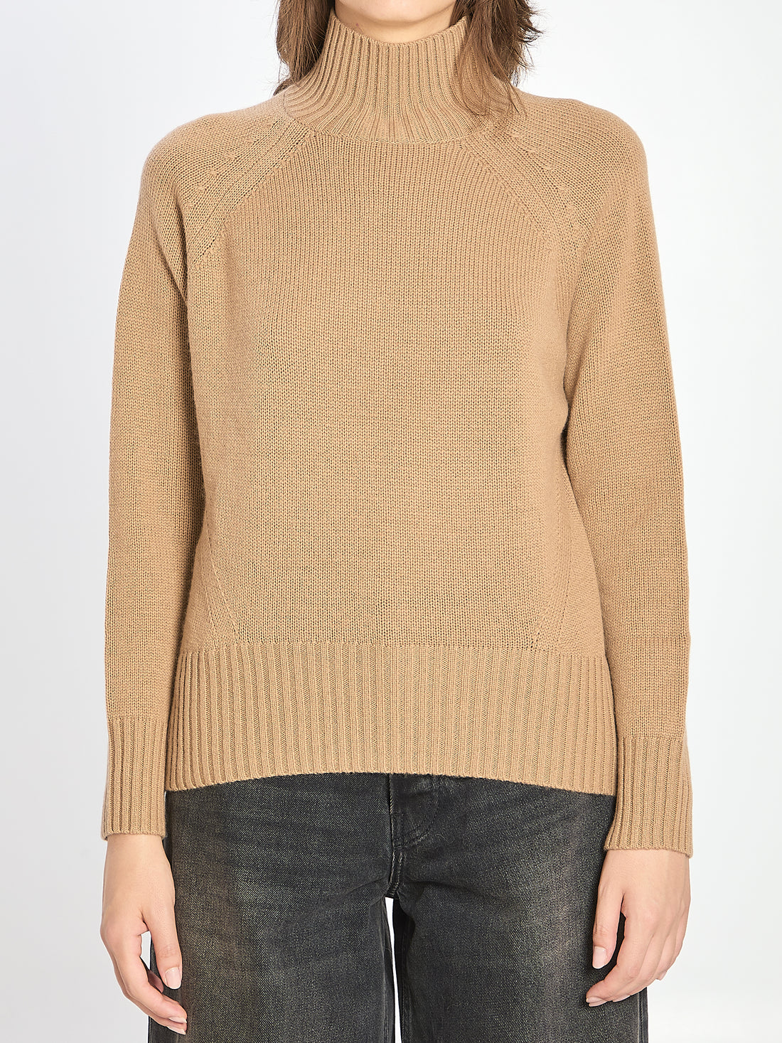 ALLUDE M turtleneck in wool and cashmere 