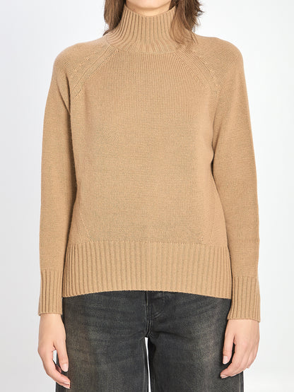 ALLUDE M turtleneck in wool and cashmere 
