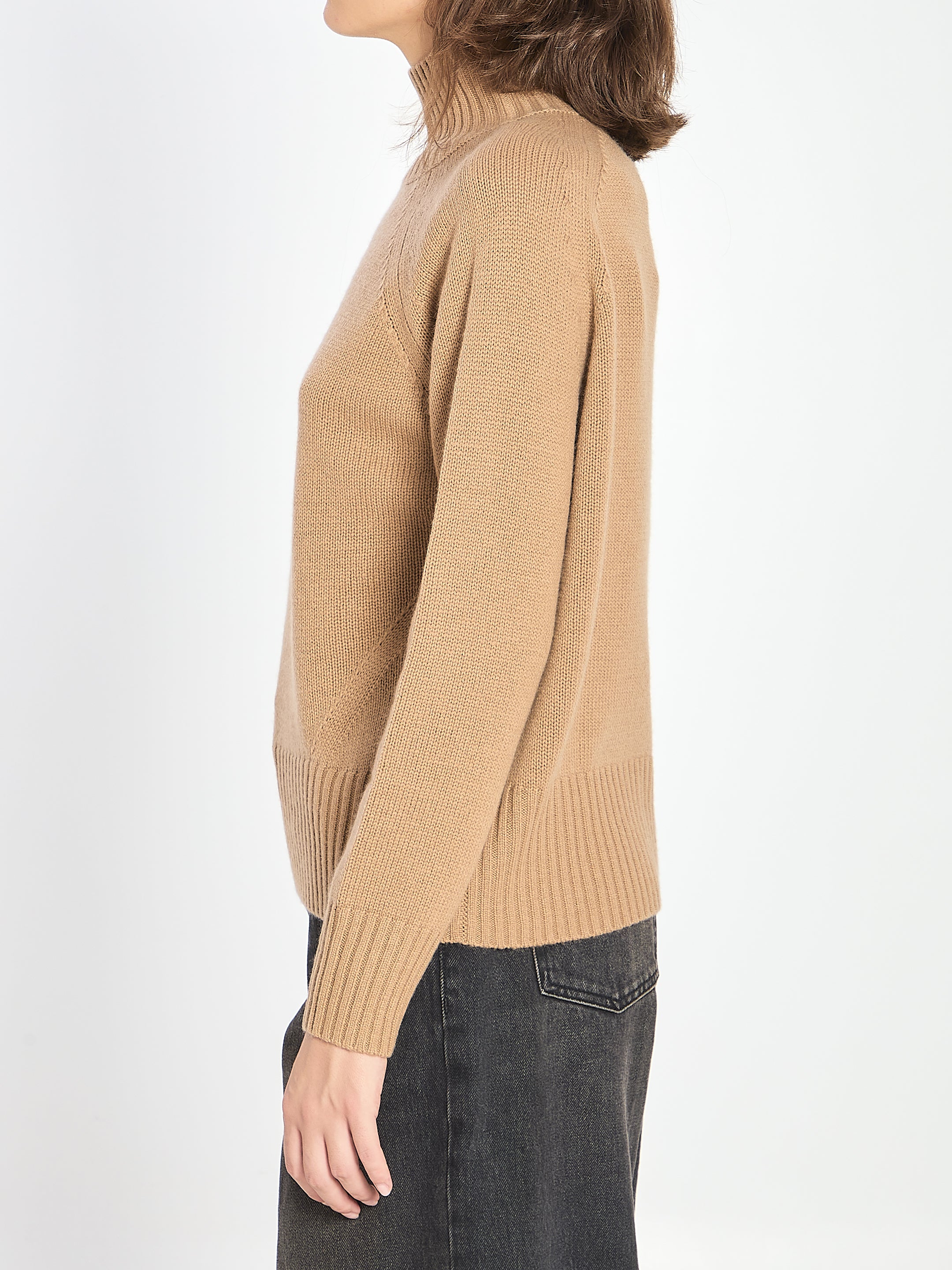 ALLUDE M turtleneck in wool and cashmere 