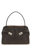 the ferragamo hug soft (m) shoulder bag stands out for its soft and enveloping