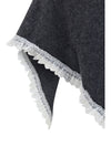 openwork wool cape