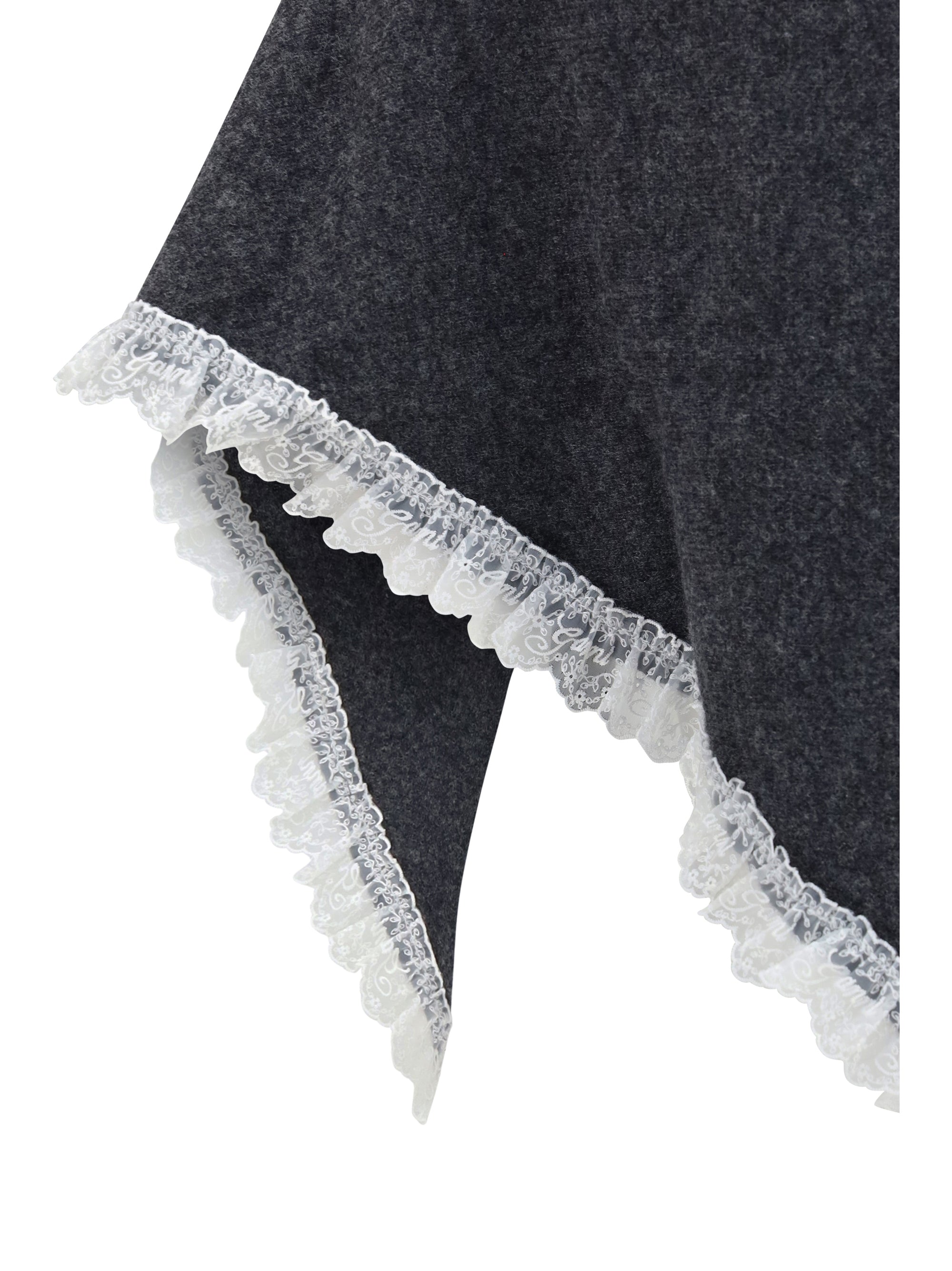 openwork wool cape