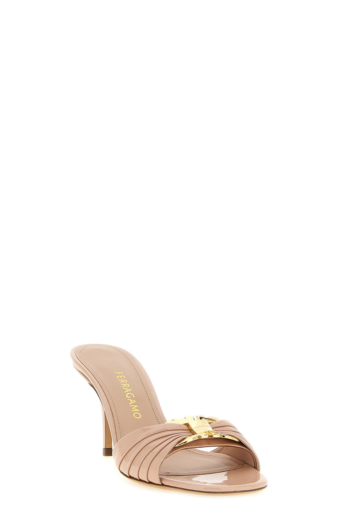 FERRAGAMO 5.5 ferragamo witty sandals define an essential silhouette through a slip-on const