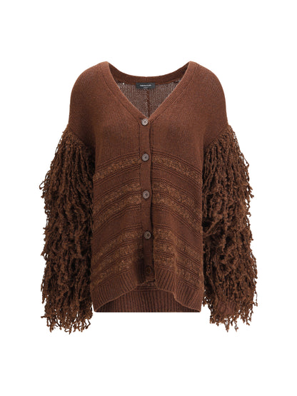 FABIANA FILIPPI 42 fringes cardigan