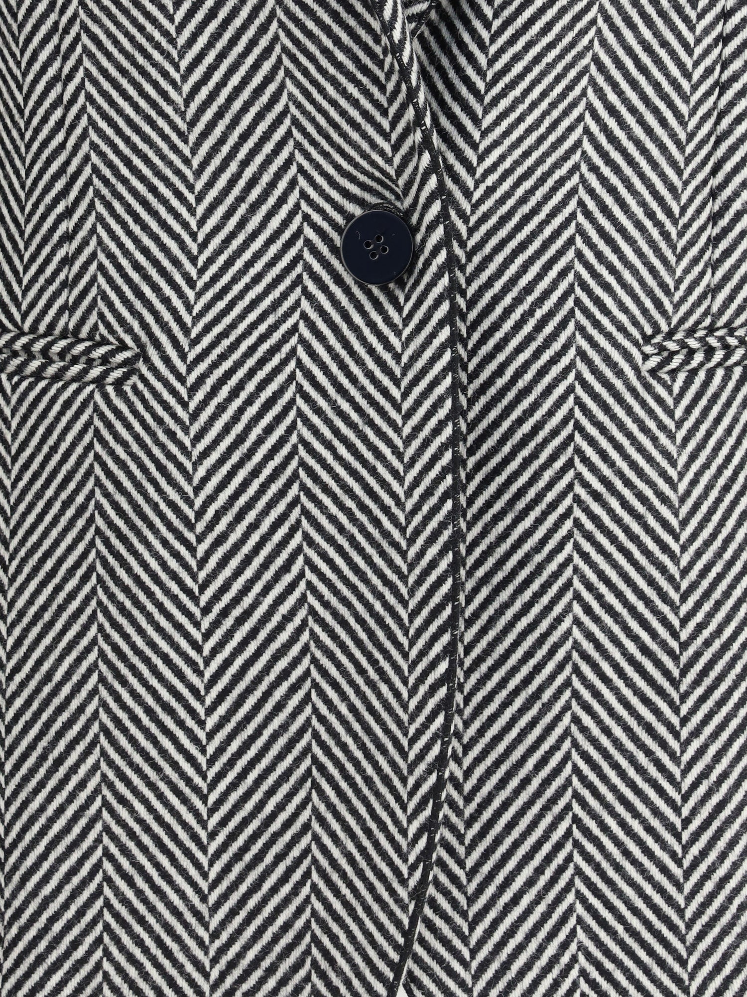 FORTE_FORTE I chic chevron wool jacket