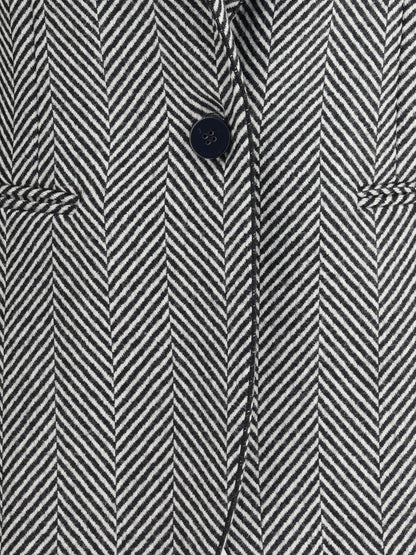 FORTE_FORTE I chic chevron wool jacket