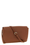 the ferragamo harley clutch defines structural precision through a rectangular