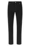 gg jacquard denim jeans