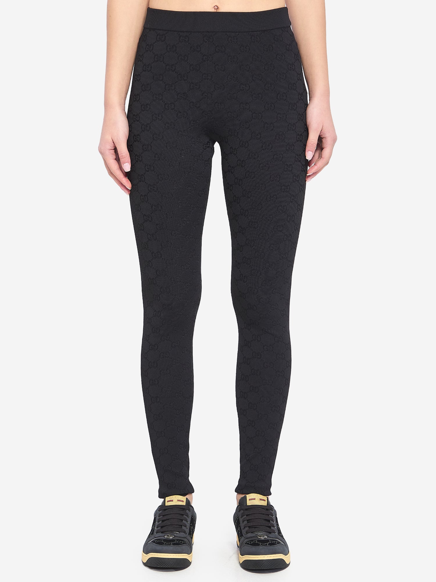 GUCCI S gg embroidery leggings