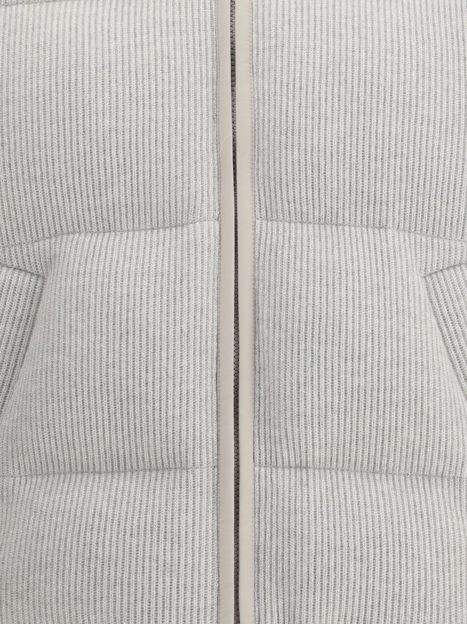 BRUNELLO CUCINELLI 42 lurex down jacket