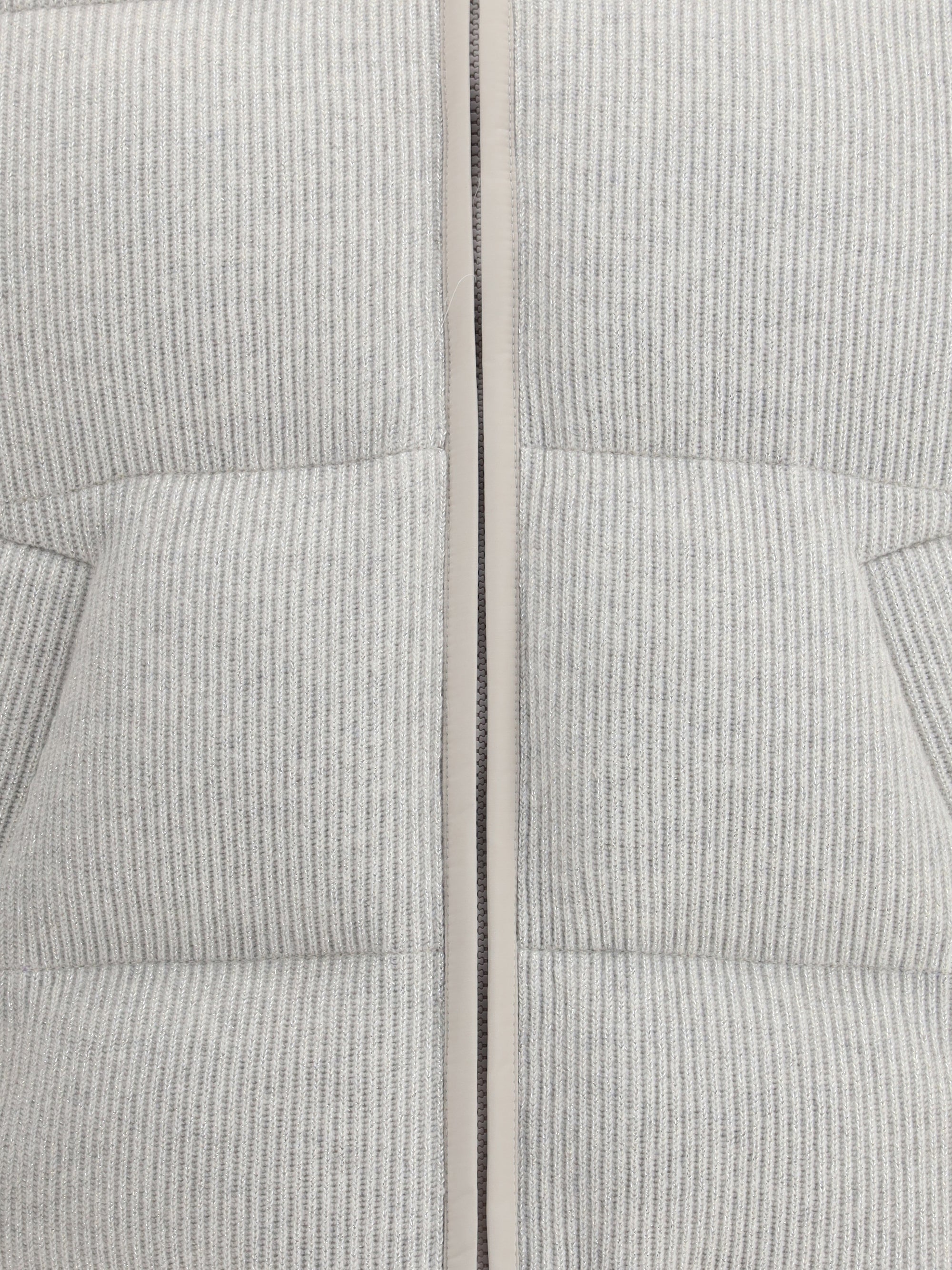 BRUNELLO CUCINELLI 42 lurex down jacket