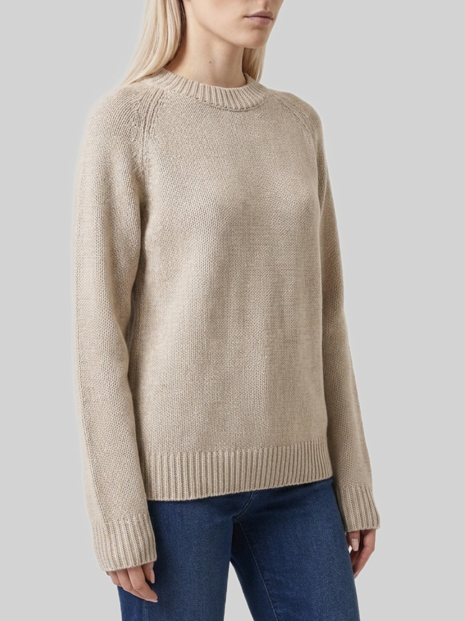 anine crew-neck sweater