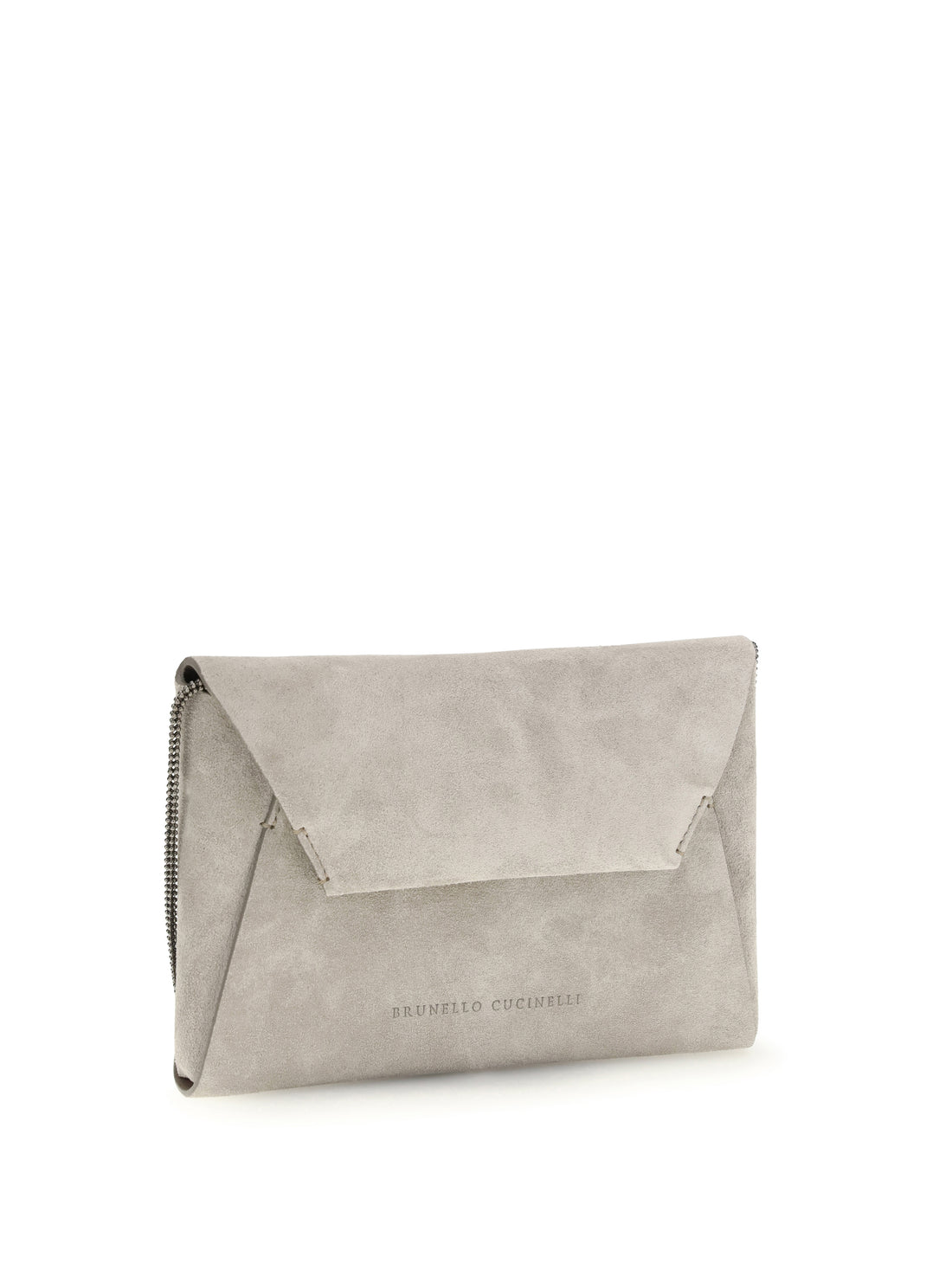 BRUNELLO CUCINELLI OS bc duo suede clutch bag