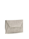 bc duo suede clutch bag