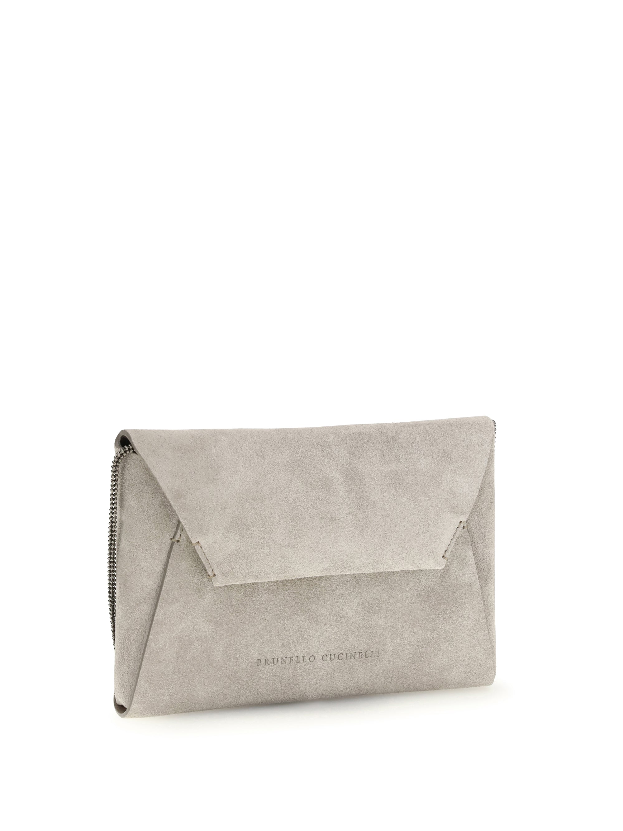 bc duo suede clutch bag