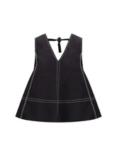 GANNI 36 cotton a-line top