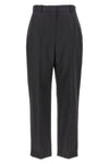pinstripe wool pants
