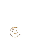 pierced solar hoops earrings large