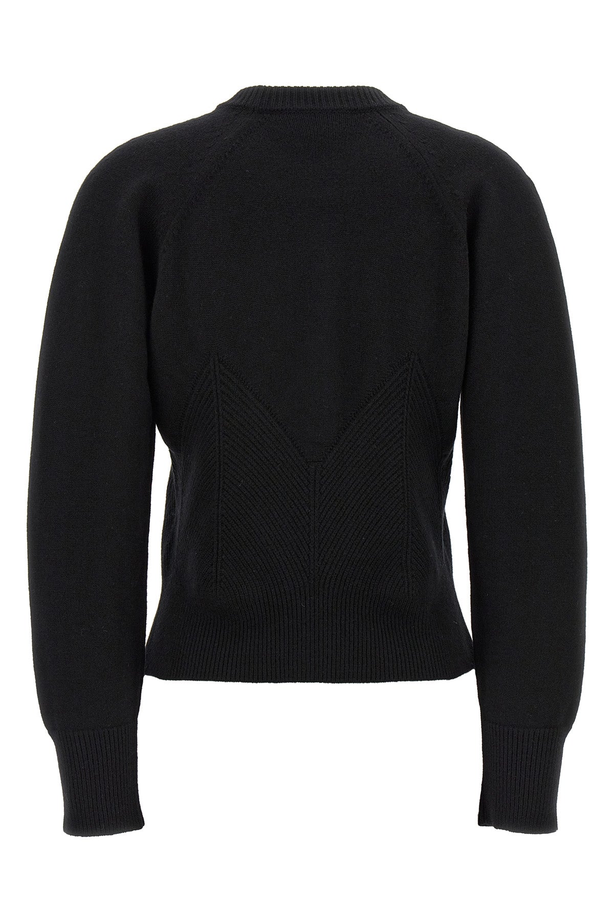 chevron corset wool and cashmere sweater