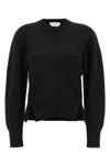 chevron corset wool and cashmere sweater