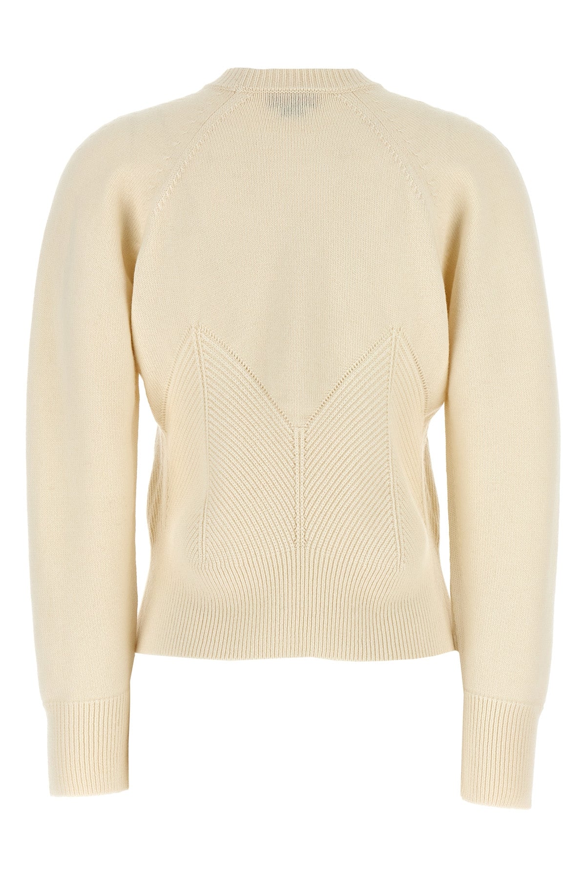 トップス alexander mcqueen cotton cashmere Alexander Mcqueen Chevron Corset Wool And Cashmere Sweater