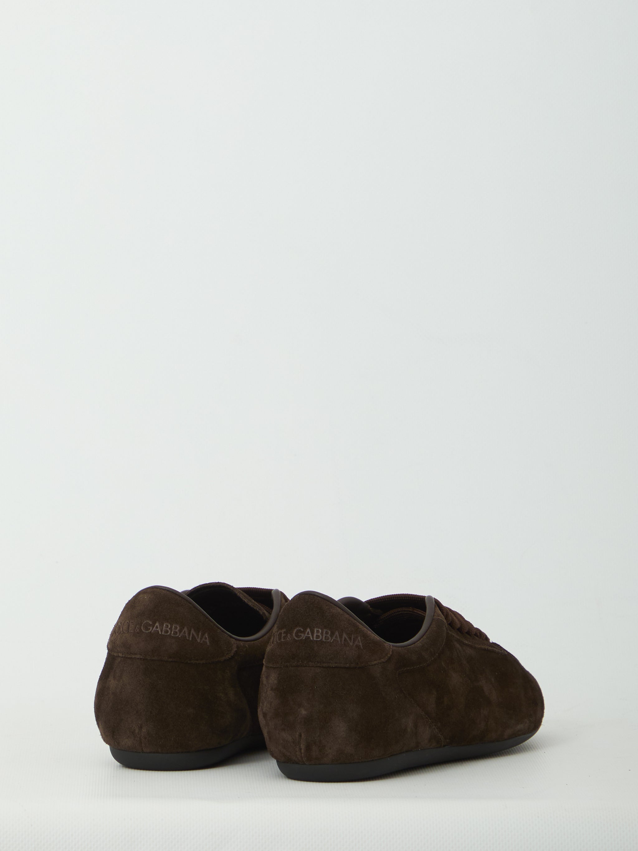 low-top suede sneakers