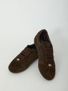 low-top suede sneakers